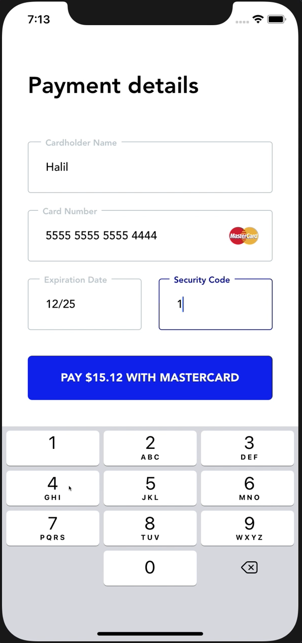 React Native Form Management Tutorial Building A Credit Card Form 